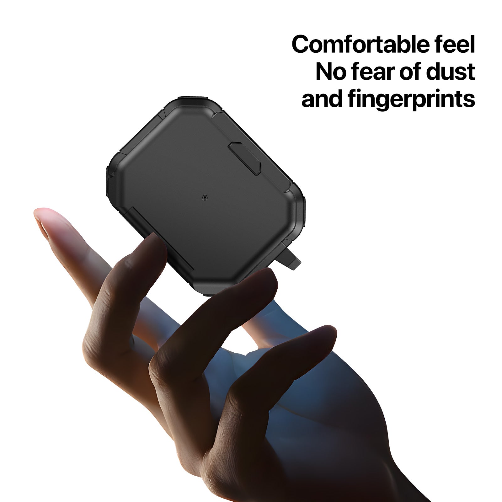 DUX DUCIS PECF Series for Apple AirPods Pro Protective Cover PC+TPU Carrying Case with Keychain DUX DUCIS PECF Series for Apple AirPods Pro Protective Cover PC+TPU Carrying Case with Keychain